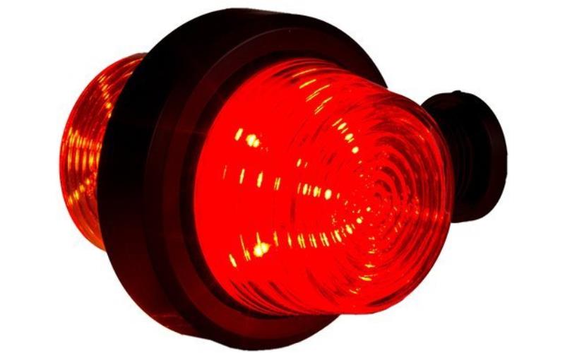 ГАБАРИТНЫЙ ФОНАРЬ (LED) ОРАНЖЕВЫЙ - КРАСНЫЙ 12 / 24V УНИВЕРСАЛЬНАЯ