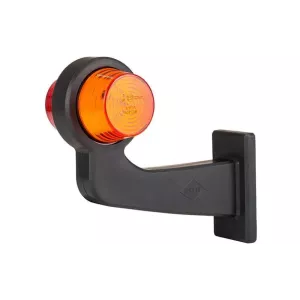 Marker Lamp, Long Arm (LED) Orange - Red 12 / 24V Right
