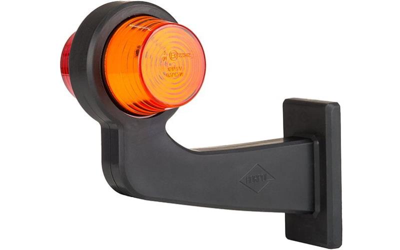Markierungsleuchte (LED) Orange - Rot 12 / 24V Rechts