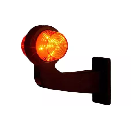 Feu de Gabarit (LED) Orange - Rouge 12 / 24V Droit
