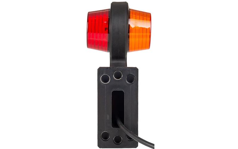 Luz de Gálibo, con Brazo Largo (LED) Amarilla - Roja 12 / 24V Izquierdo