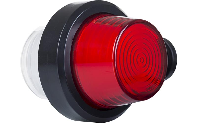 Markierungsleuchte (Neon) (LED) Weiß - Rot 12 / 24V Universal