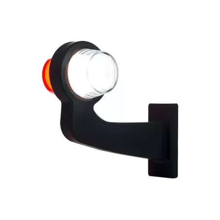 Marker Lamp, Long Arm (Neon) (LED) White - Red 12 / 24V Right
