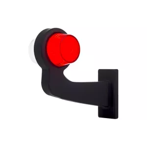 Marker Lamp, Long Arm (Neon) (LED) White - Red 12 / 24V Left