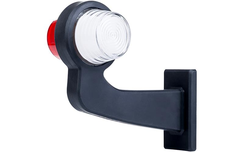 Markierungsleuchte (Neon) (LED) Weiß - Rot 12 / 24V Rechts