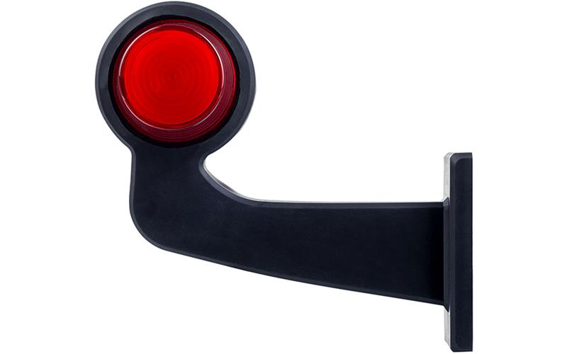 Luz de Gálibo, con Brazo Largo (Neon) (LED) Blanca - Roja 12 / 24V Izquierdo
