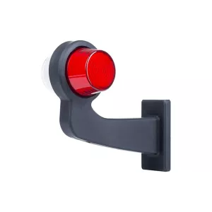 Lampa Obrysowa (Old School Neon) Na Wysiegniku Długim (LED) Biało - Czerwona 12 / 24V Lewa