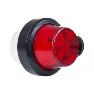 Markierungsleuchte (LED) Weiß - Rot 12 / 24V Universal