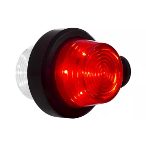Markierungsleuchte (LED) Weiß - Rot 12 / 24V Universal