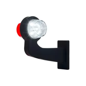 Luz de Gálibo, con Brazo Largo (LED) Blanca - Roja 12 / 24V Derecho