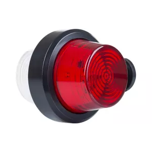 Markierungsleuchte (LED) Weiß - Rot 12 / 24V Universal