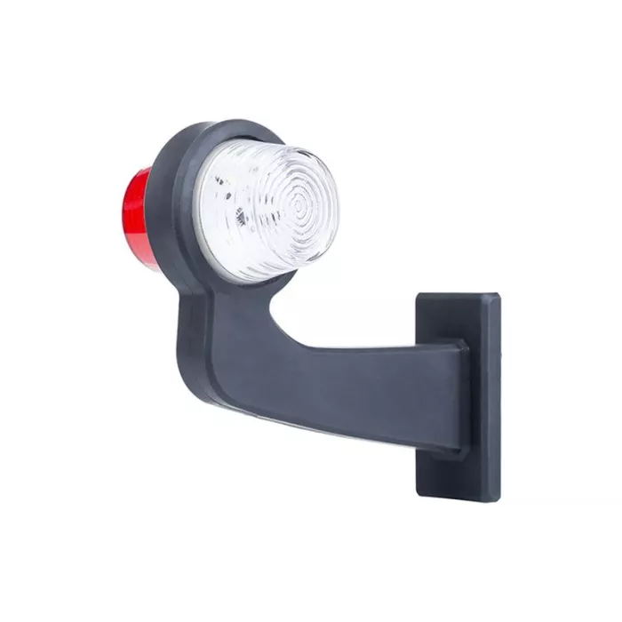 Markierungsleuchte (LED) Weiß - Rot 12 / 24V Rechts