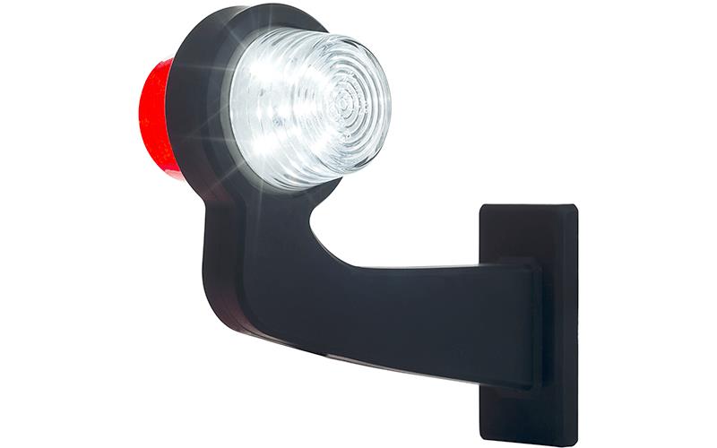 Feu de Gabarit (LED) Blanc - Rouge 12 / 24V Droit