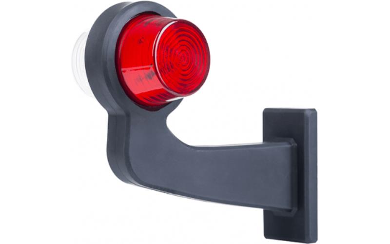 Luz de Gálibo, con Brazo Largo (LED) Blanca - Roja 12 / 24V Izquierdo