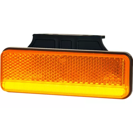 Lampa Obrysowa Slim Xs z Wieszakiem (LED) Pomarańczowa 12 / 24V Uniwersalna
