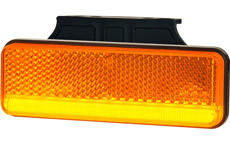Lampa Obrysowa Slim Xs z Wieszakiem (LED) Pomarańczowa 12 / 24V Uniwersalna