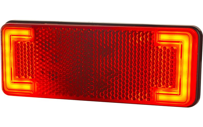Markierungsleuchte Slim Xs (LED) Rot 12 / 24V Universal