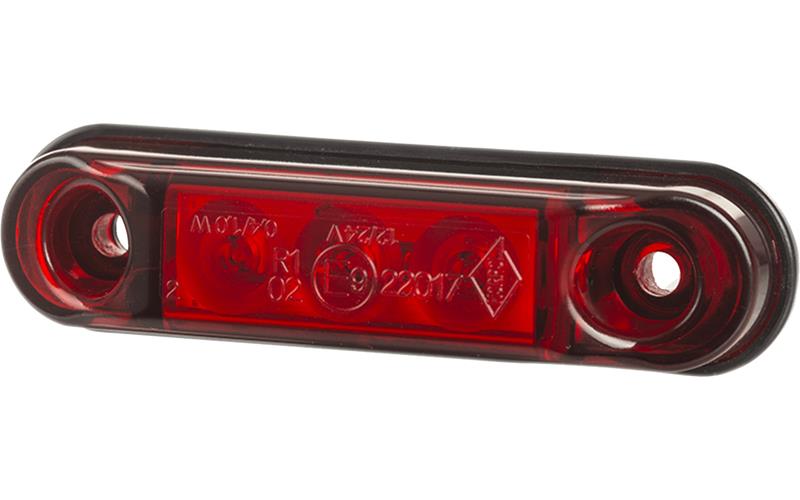 ГАБАРИТНЫЙ ФОНАРЬ Slim (LED) КРАСНЫЙ 12 / 24V УНИВЕРСАЛЬНАЯ