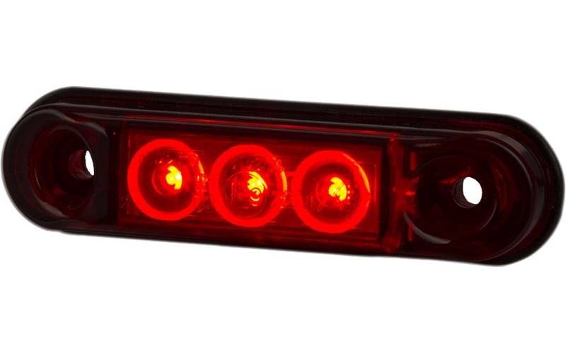 ГАБАРИТНЫЙ ФОНАРЬ Slim (LED) КРАСНЫЙ 12 / 24V УНИВЕРСАЛЬНАЯ