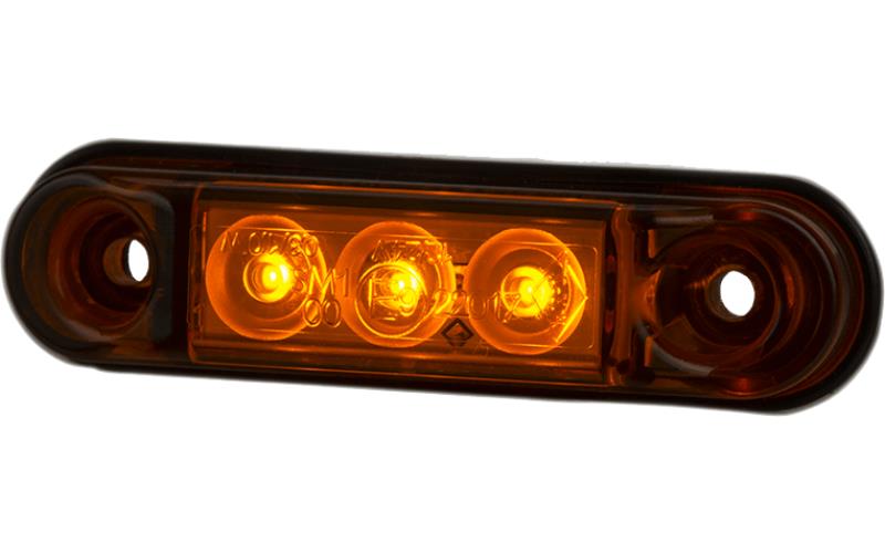 Marker Light Slim Type (LED) Orange 12 / 24V Universal
