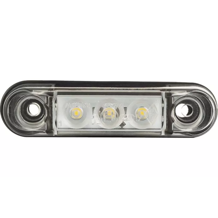 ГАБАРИТНЫЙ ФОНАРЬ Slim (LED) БЕЛЫЙ 12 / 24V УНИВЕРСАЛЬНАЯ