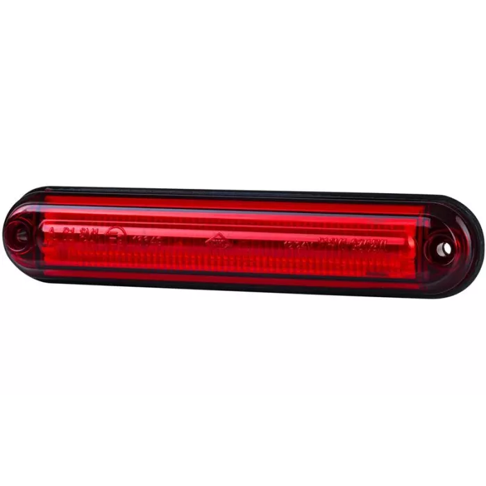 Marker Light, Light Tube Slim Type (LED) Red 12 / 24V Universal