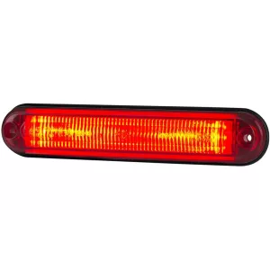Marker Light, Light Tube Slim Type (LED) Red 12 / 24V Universal