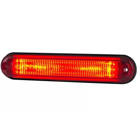 Marker Light, Light Tube Slim Type (LED) Red 12 / 24V Universal