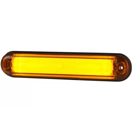 Feu de Gabarit Slim Avec Fibre Optique (LED) Orange 12 / 24V Universel
