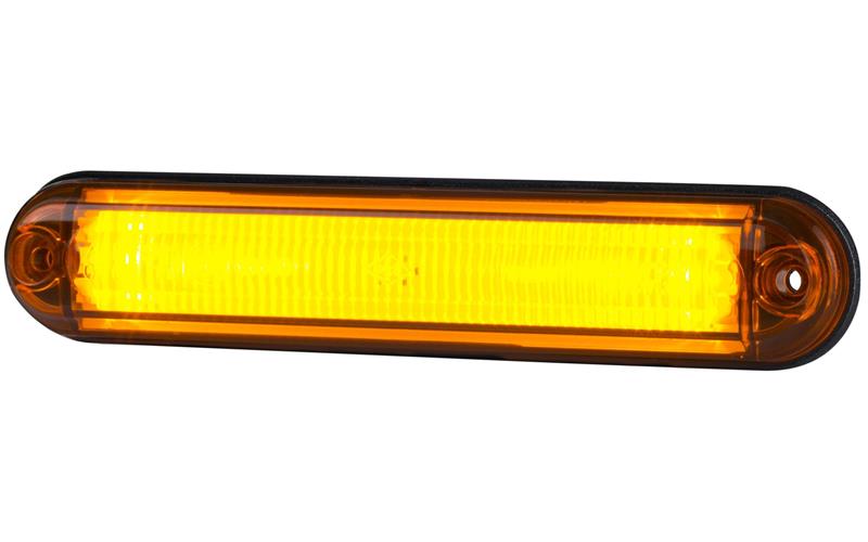 Marker Light, Light Tube Slim Type (LED) Orange 12 / 24V Universal