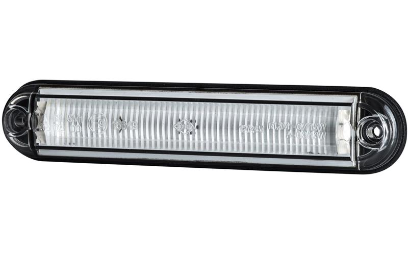 Feu de Gabarit Slim Avec Fibre Optique (LED) Blanc 12 / 24V Universel