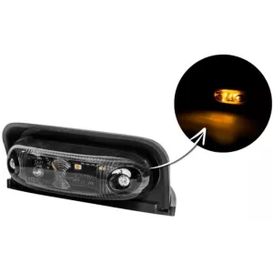 FEU DE GABARIT LATÉRAL, OVALE (LED) ORANGE 12/24V UNIVERSEL