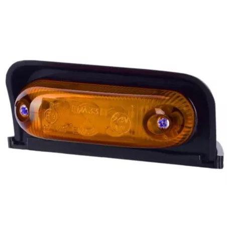 Corner Front Marker Light, Oval (LED) Orange 12 / 24V Universal