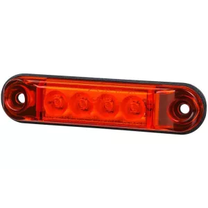 ГАБАРИТНЫЙ ФОНАРЬ ТИПА Slim (LED) КРАСНЫЙ 12 / 24V УНИВЕРСАЛЬНАЯ
