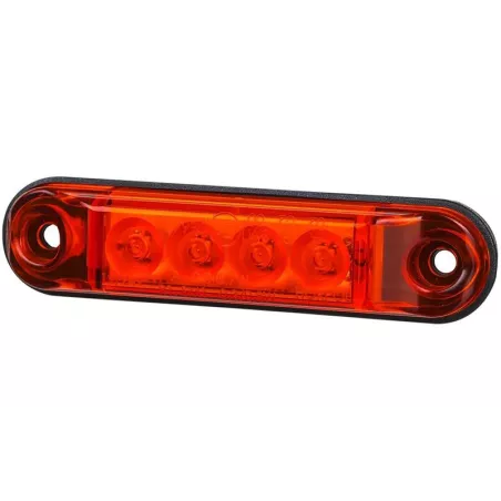 Lampa Obrysowa Typu Slim (LED) Czerwona 12 / 24 V Uniwersalna