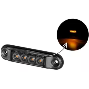 Marker Light Slim Type (LED) Orange 12 / 24V Universal