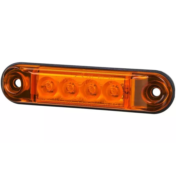 ГАБАРИТНЫЙ ФОНАРЬ ТИПА Slim (LED) ОРАНЖЕВЫЙ 12 / 24V УНИВЕРСАЛЬНАЯ