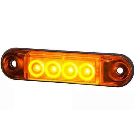 Lampa Obrysowa Typu Slim (LED) Pomarańczowa 12 / 24 V Uniwersalna