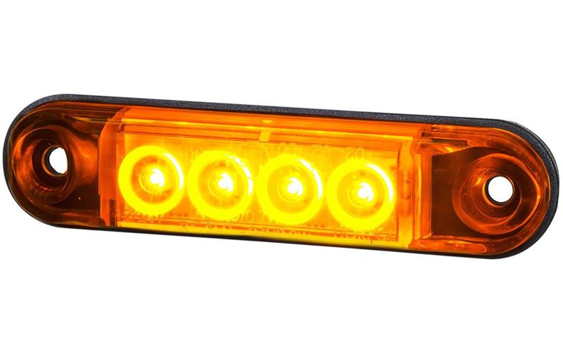 Feu de Gabarit Slim (LED) Orange 12 / 24V Universel