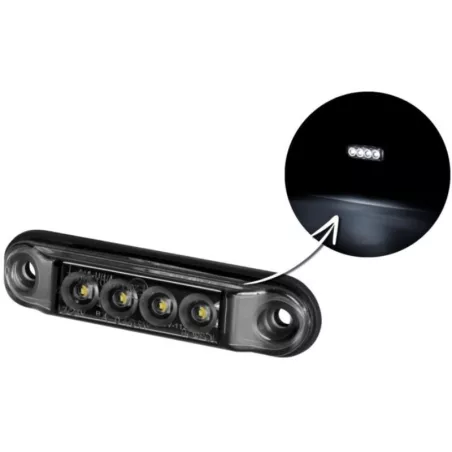 Markierungsleuchte Slim (LED) Weiß 12 / 24V Universal