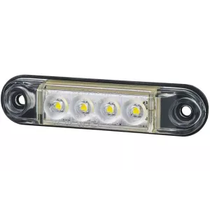 ГАБАРИТНЫЙ ФОНАРЬ ТИПА SLIM (LED) БЕЛЫЙ 12/24V УНИВЕРСАЛЬНАЯ