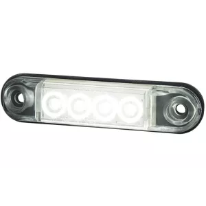 Marker Light Slim Type (LED) White 12 / 24V Universal