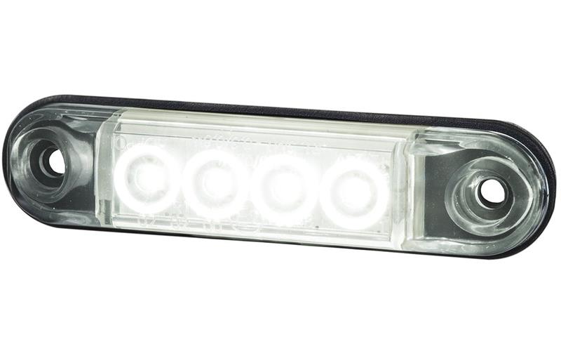 Marker Light Slim Type (LED) White 12 / 24V Universal