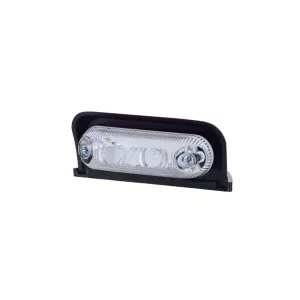 Corner Front Marker Light, Oval (LED) White 12 / 24V Universal