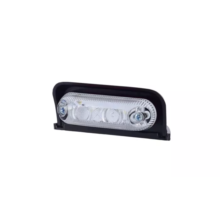 Corner Front Marker Light, Oval (LED) White 12 / 24V Universal