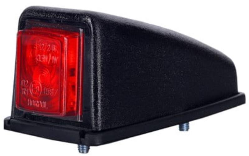 Lampa Obrysowa Narożna (LED) Czerwona 12 / 24V Uniwersalna