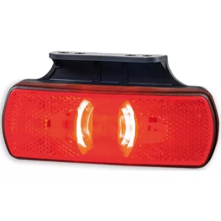 Marker Light With A Holder Dual Function (LED) Red 12 / 24V Universal