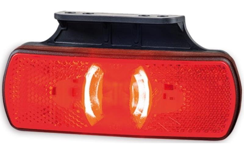 Marker Light With A Holder Dual Function (LED) Red 12 / 24V Universal