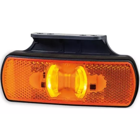 Luz de Gálibo con Colgador y Reflejo 2 Funciones (LED) Amarilla 12 / 24V Universal