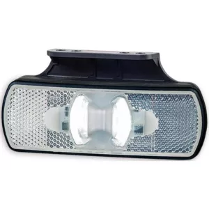 Lampa Obrysowa z Wieszakiem I Odblaskiem (LED) Biała 12 / 24V Uniwersalna
